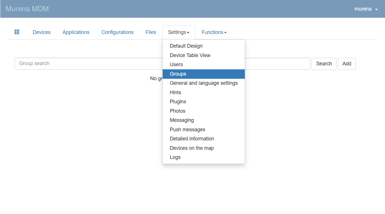 Group management access