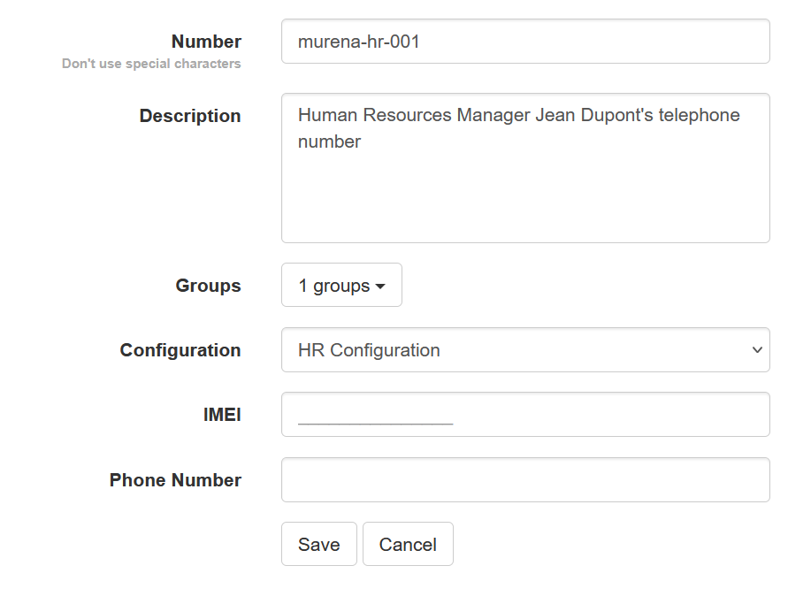 Ajouter un appareil dans la console MDM