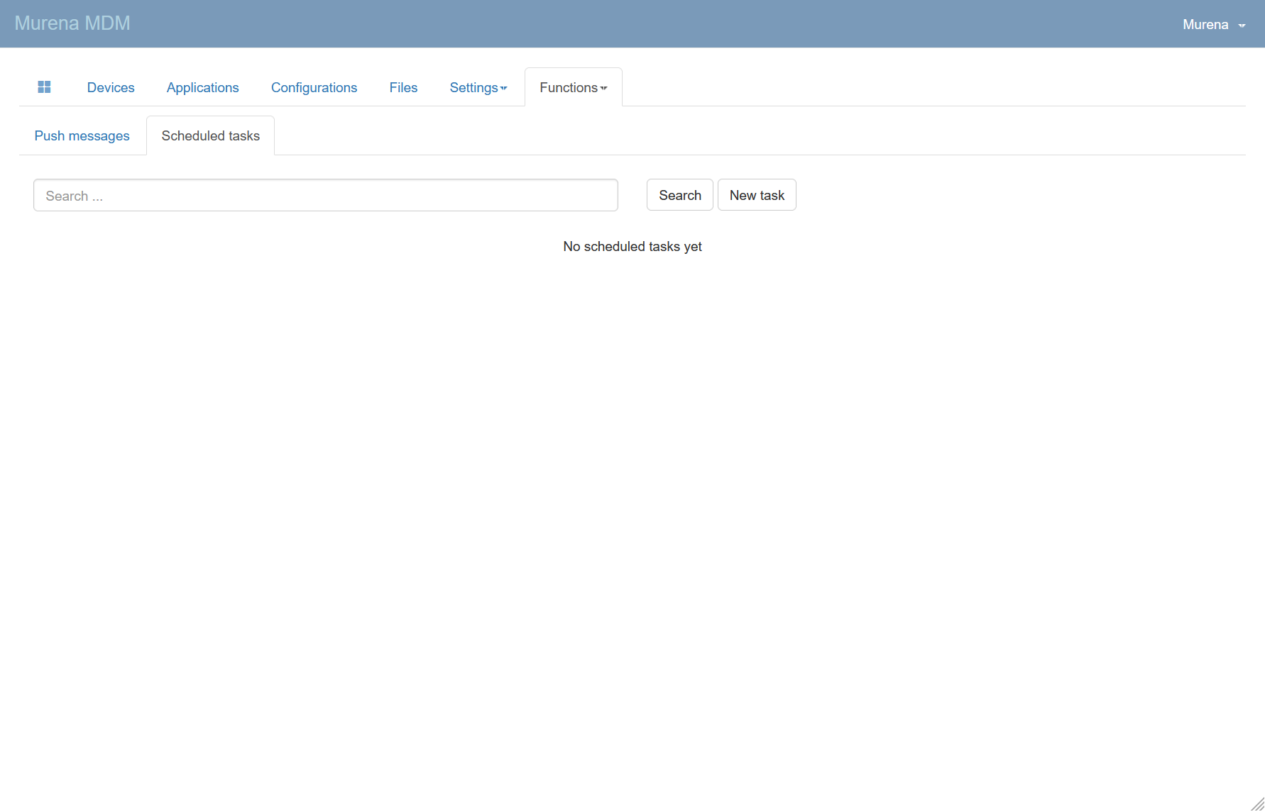 Scheduled Tasks list